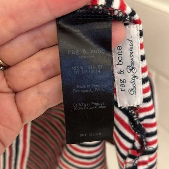Striped Rag & Bone striped T - Picture 5 of 5